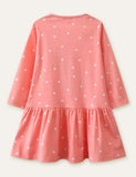 Unicorn Appliqu¡§| Long Sleeve Dress - CCMOM