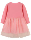 Unicorn Appliqu¡§| Long Sleeve Dress - CCMOM
