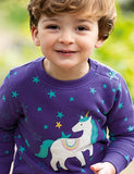 Unicorn Appliqu¡§| Sweatshirt - CCMOM