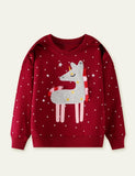 Unicorn Appliqu¡§| Sweatshirt
