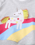 Unicorn Appliqu¡§| Sweatshirt - CCMOM