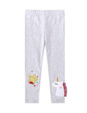 Unicorn Appliqu¨¦ Tassel Leggings - CCMOM