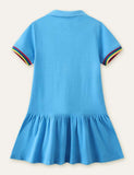 Unicorn Embroidered Polo Dress - CCMOM
