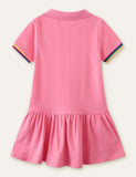 Unicorn Embroidered Polo Dress - CCMOM