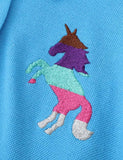 Unicorn Embroidered Polo Dress - CCMOM