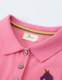 Unicorn Embroidered Polo Dress - CCMOM