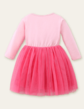 Unicorn Mesh Stitching Dress - CCMOM