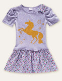 Unicorn Polka Dot Dress - CCMOM