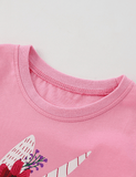Unicorn Printed Long-Sleeved Bottoming Shirt - CCMOM