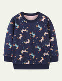Unicorn Printed Sweatshirt - CCMOM