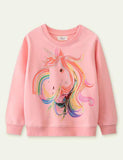 Unicorn Printed Sweatshirt - CCMOM