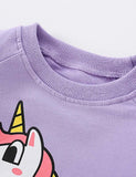 Unicorn Printed Sweatshirt - CCMOM