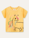 Unicorn Printed T-shirt - CCMOM