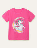 Unicorn Printed T-shirt - CCMOM