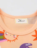 Unicorn Rainbow Printed Dress - CCMOM