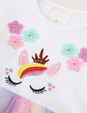 Unicorn Rainbow Tulle Mesh Skirt - CCMOM