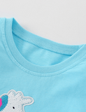 Unicorn Sequins Embroidered Long Sleeve T-shirt - CCMOM