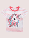 Unicorn Striped T-shirt - CCMOM