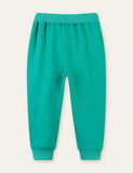 Unisex Car Appliqu¡§| Embroidery Sweatpants - CCMOM