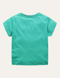 Unisex Cartoon Sheep Appliqu¡§| T-shirt - CCMOM