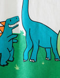 Unisex Dinosaur Friends Printed Long Sleeve T-shirt - CCMOM