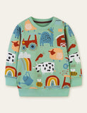 Unisex Farm Animal Printed Sweatshirt - CCMOM