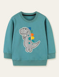 Unisex Funny Dinosaur Printed Sweatshirt - CCMOM