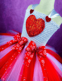 Valentine's Day Mesh Princess Sling Dress Doll Dress - CCMOM