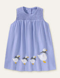 Walking Duck Appliqu¡§| Dress Set - CCMOM