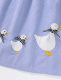 Walking Duck Appliqu¡§| Dress Set - CCMOM